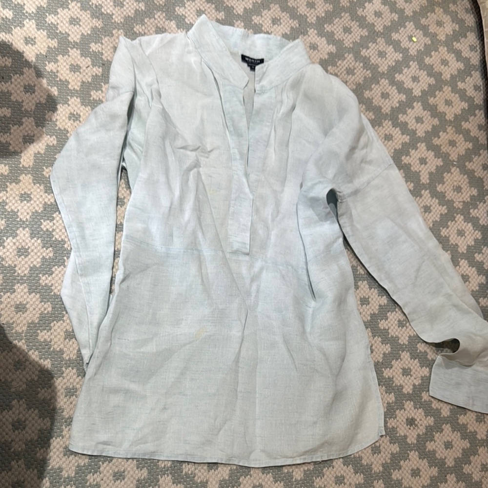 Worth Light Blue Women's Blouse